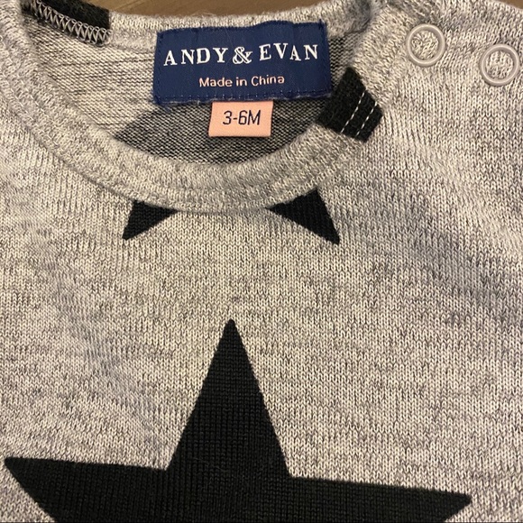 Andy & Evan Star Matching Set 3-6M - Picture 3 of 4